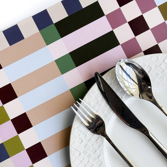 Color block Mosaic Placemats