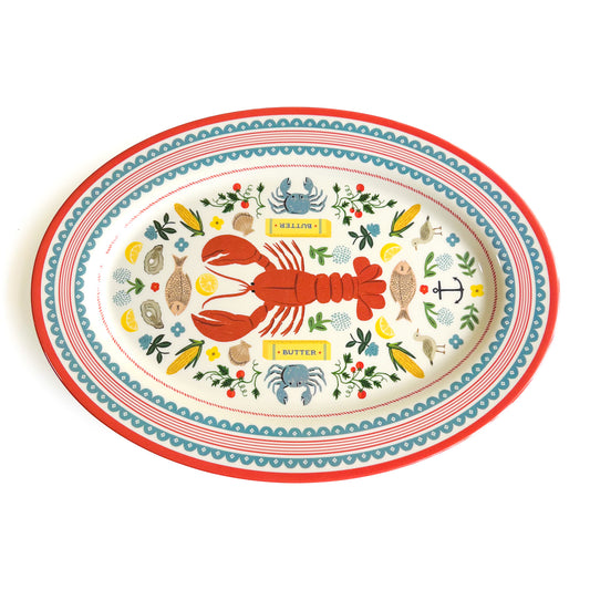 Seaside Melamine Serving Platter