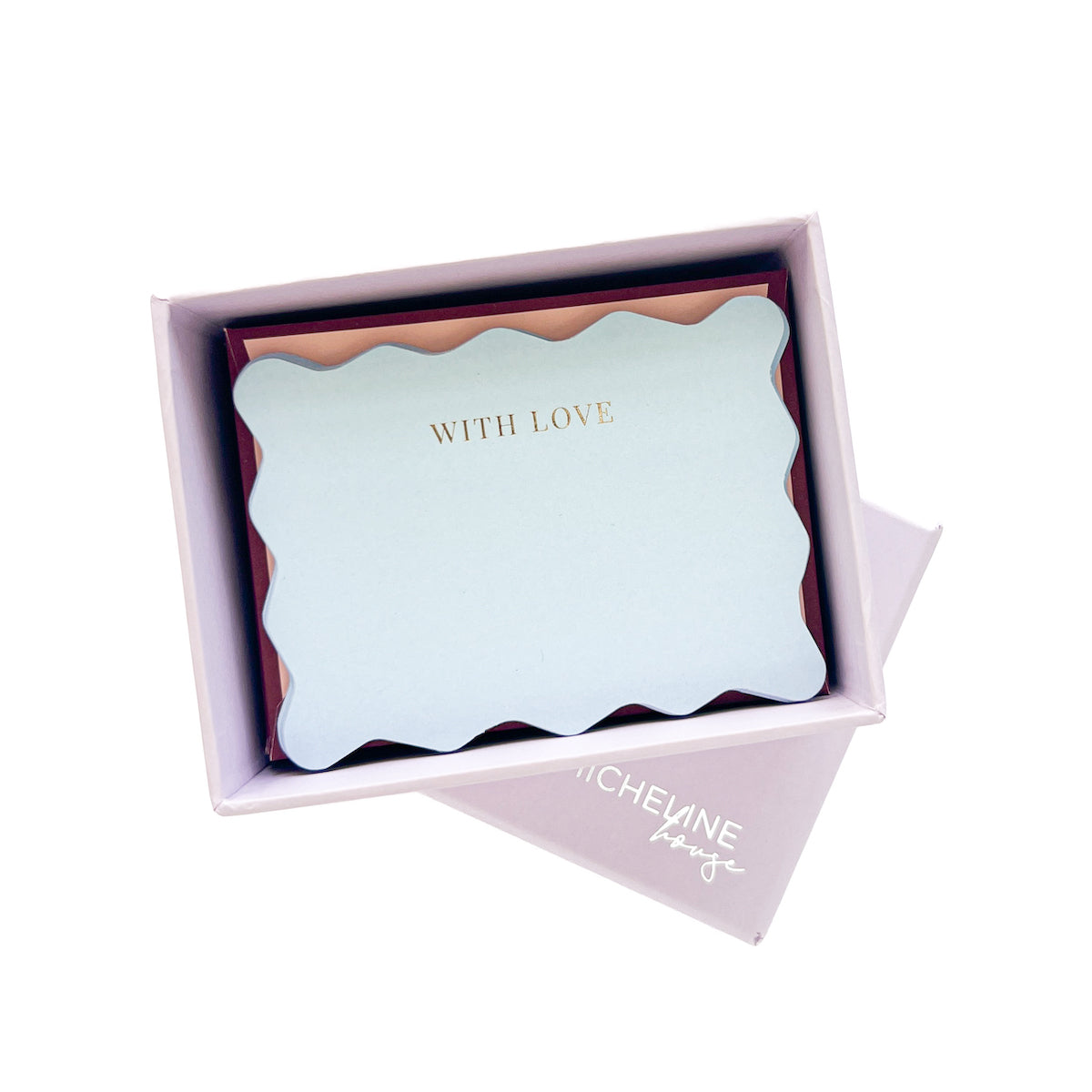 Pink & Sky Stationery Box