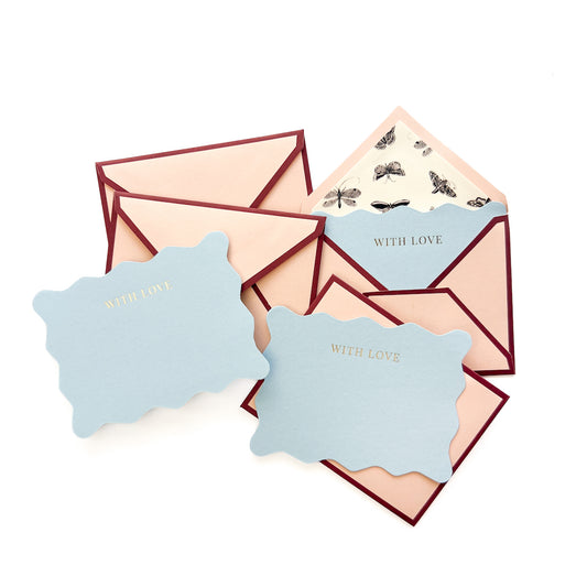 Pink & Sky Stationery Box