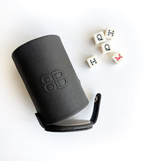 Juego de mesa Cubilete Piel / Gris