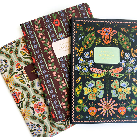 Assorted Set of 3 Posy Notebooks