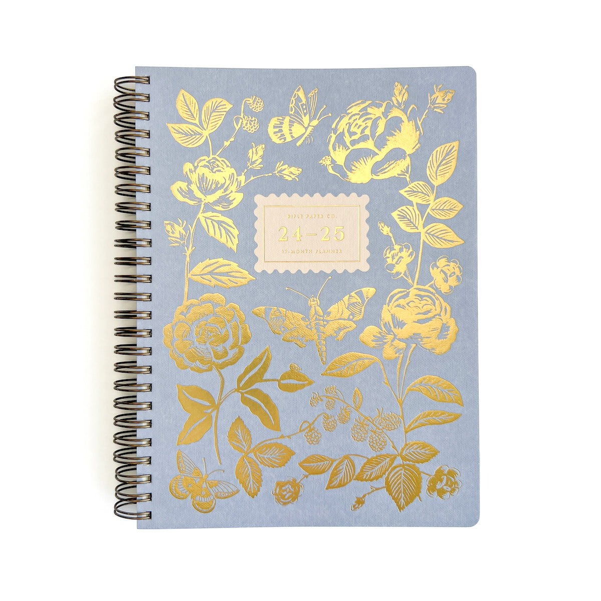 2025 English Rose 17-Month Academic Softcover Spiral Planner