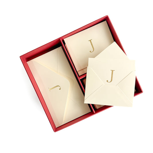 Caja de papelería azul