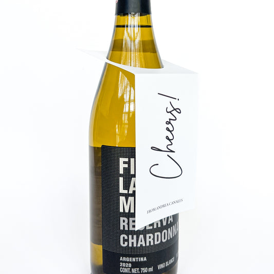 Cheers! Wine Tag