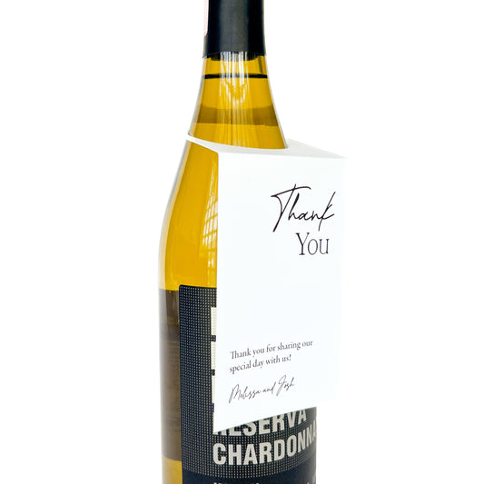 Thank you! Wine Tag