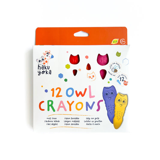 12 Owl Crayons