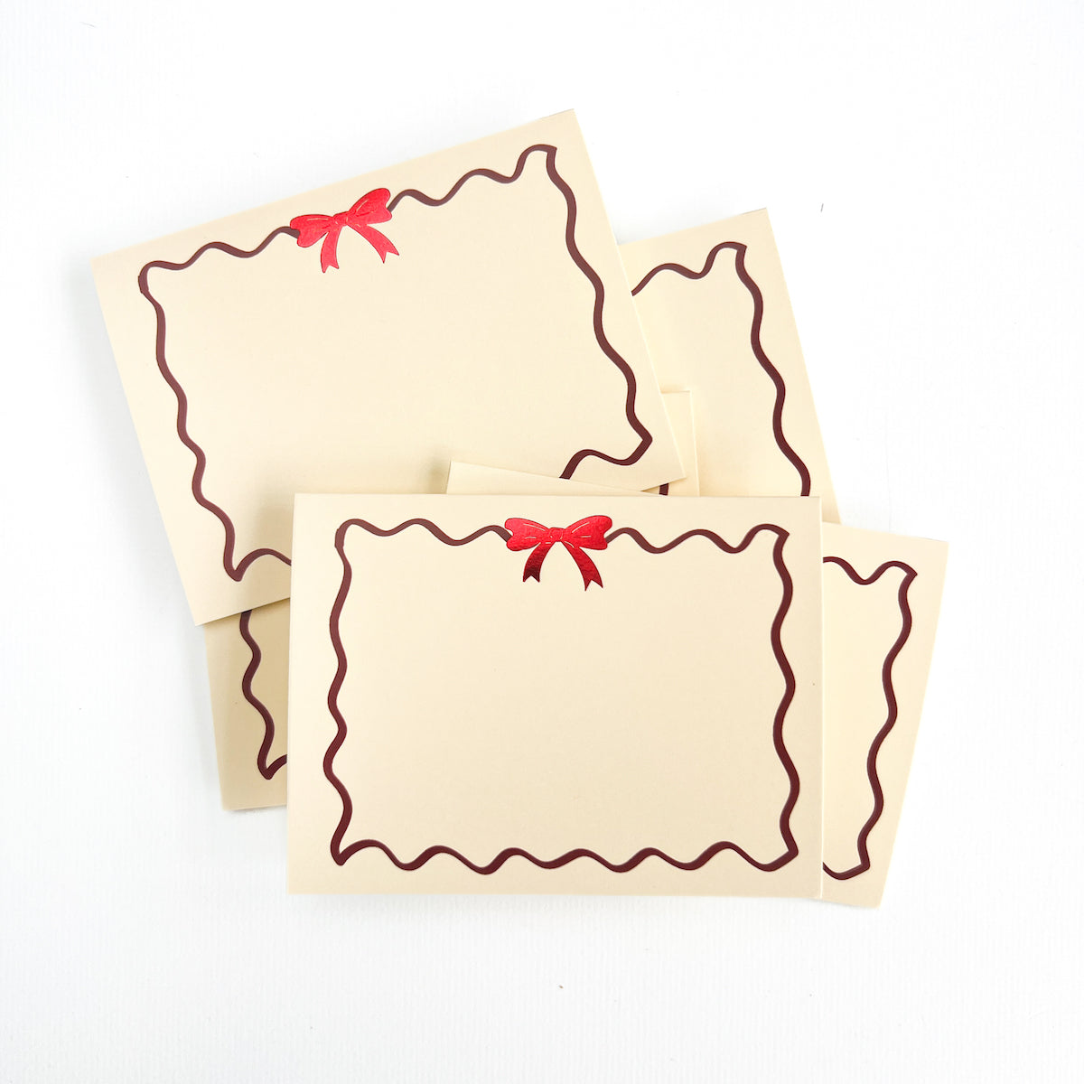 Red Bow Stationery Box