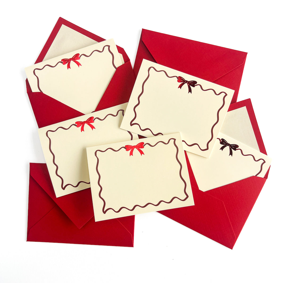 Red Bow Stationery Box