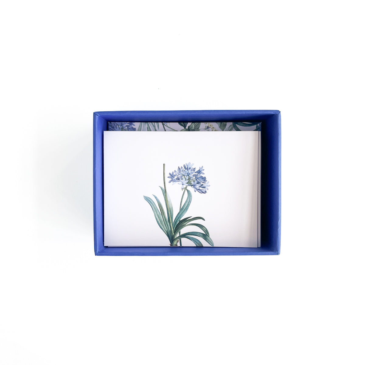 Small Blue Floral Box