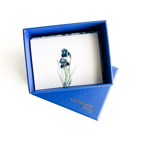 Small Blue Floral Box