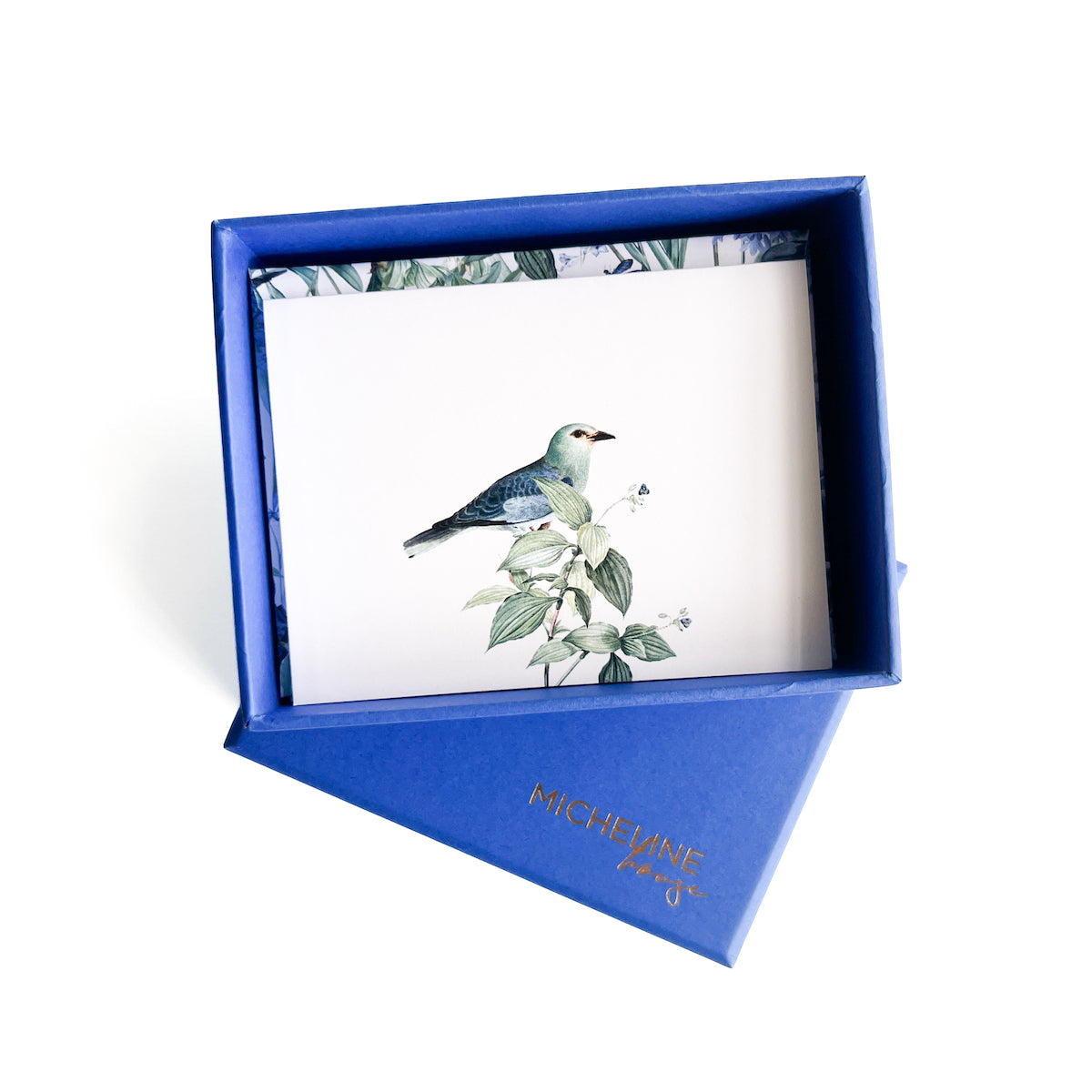 Small Blue Floral Box