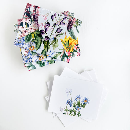 Small Blue Botanical Box
