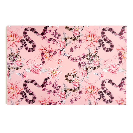 Pink Snake Placemats Laura Cantu + Micheline Limited Edition