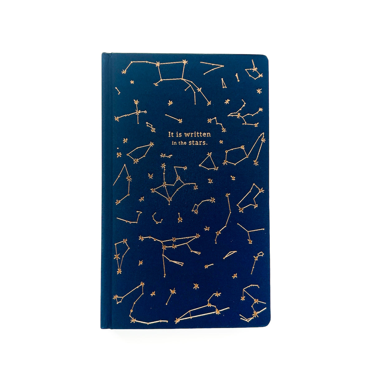 Cloth Journal - Navy Constellations "It Is Written In The Stars"