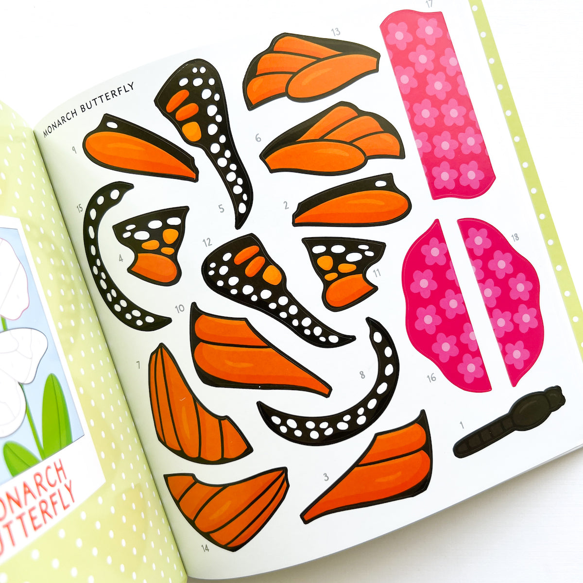 Color-by-Sticker Book - Butterflies & Bugs