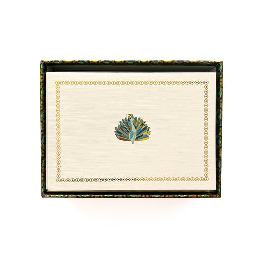 Peacock Boxed Note Cards