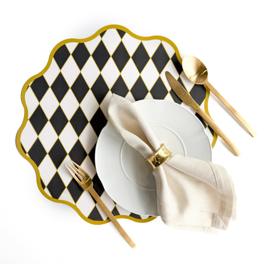 Golden Harlequin Placemats