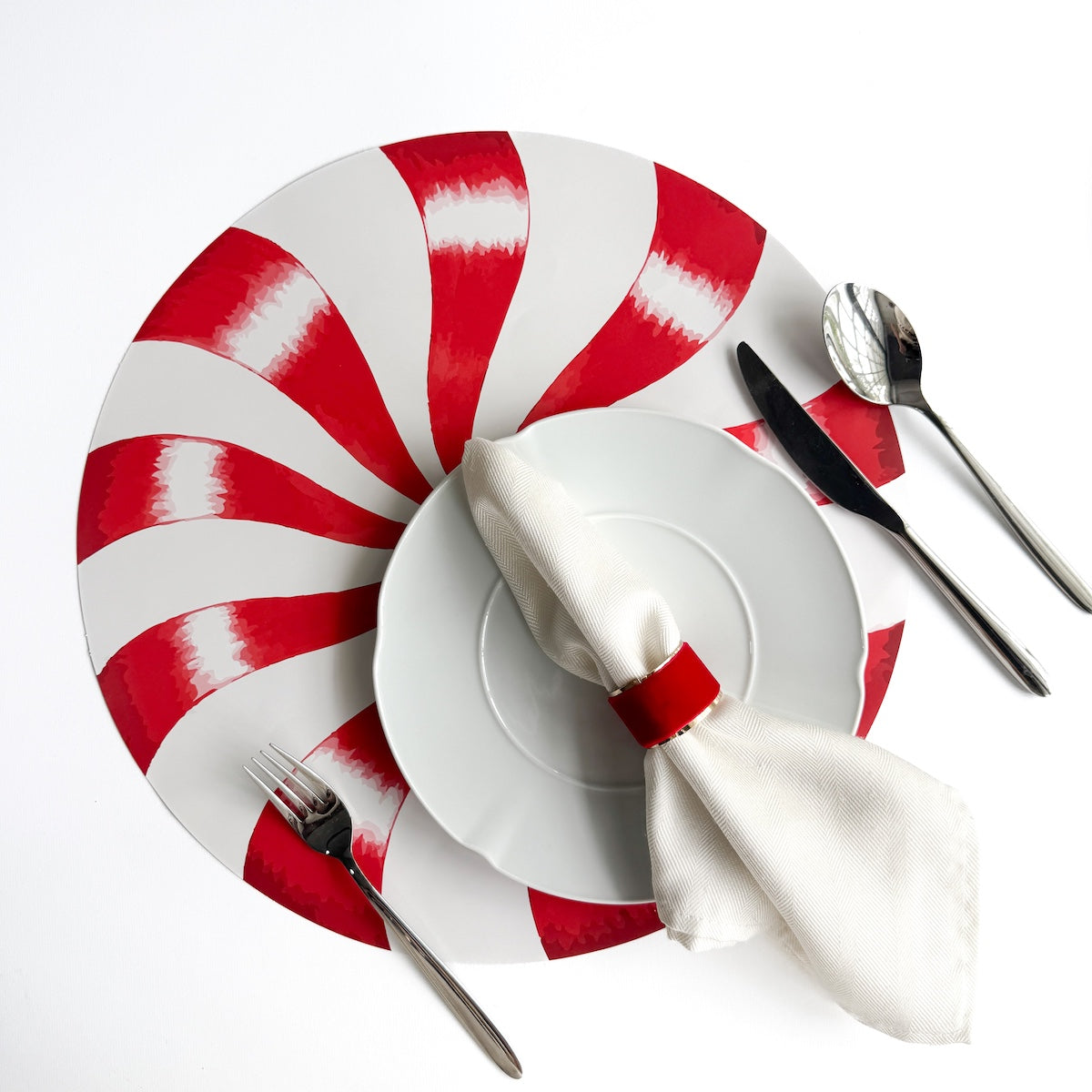 Holiday Peppermint Placemats
