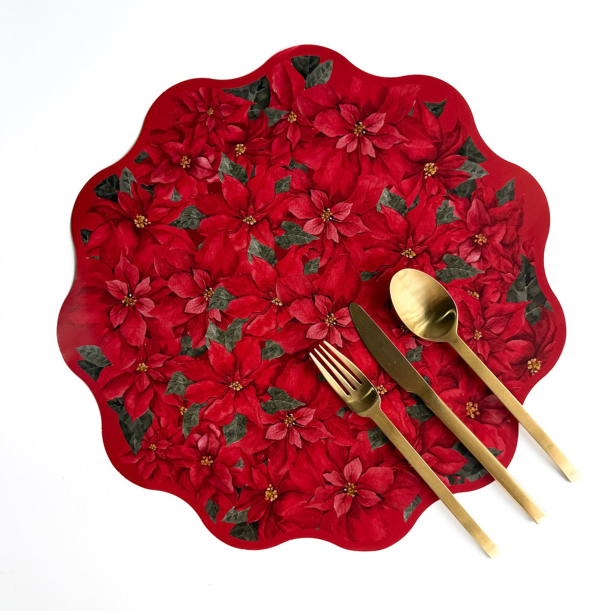 Poinsettia Garden Placemats