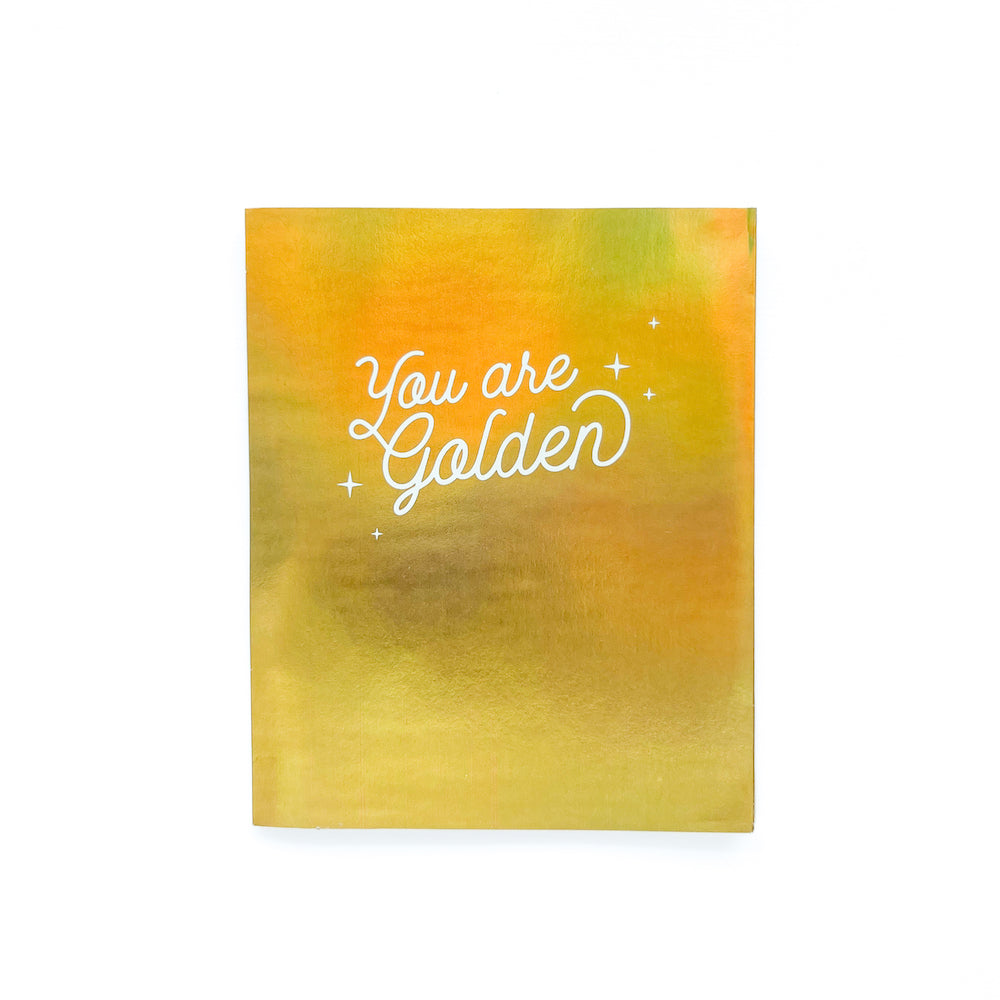 You´re Golder Pop up Card