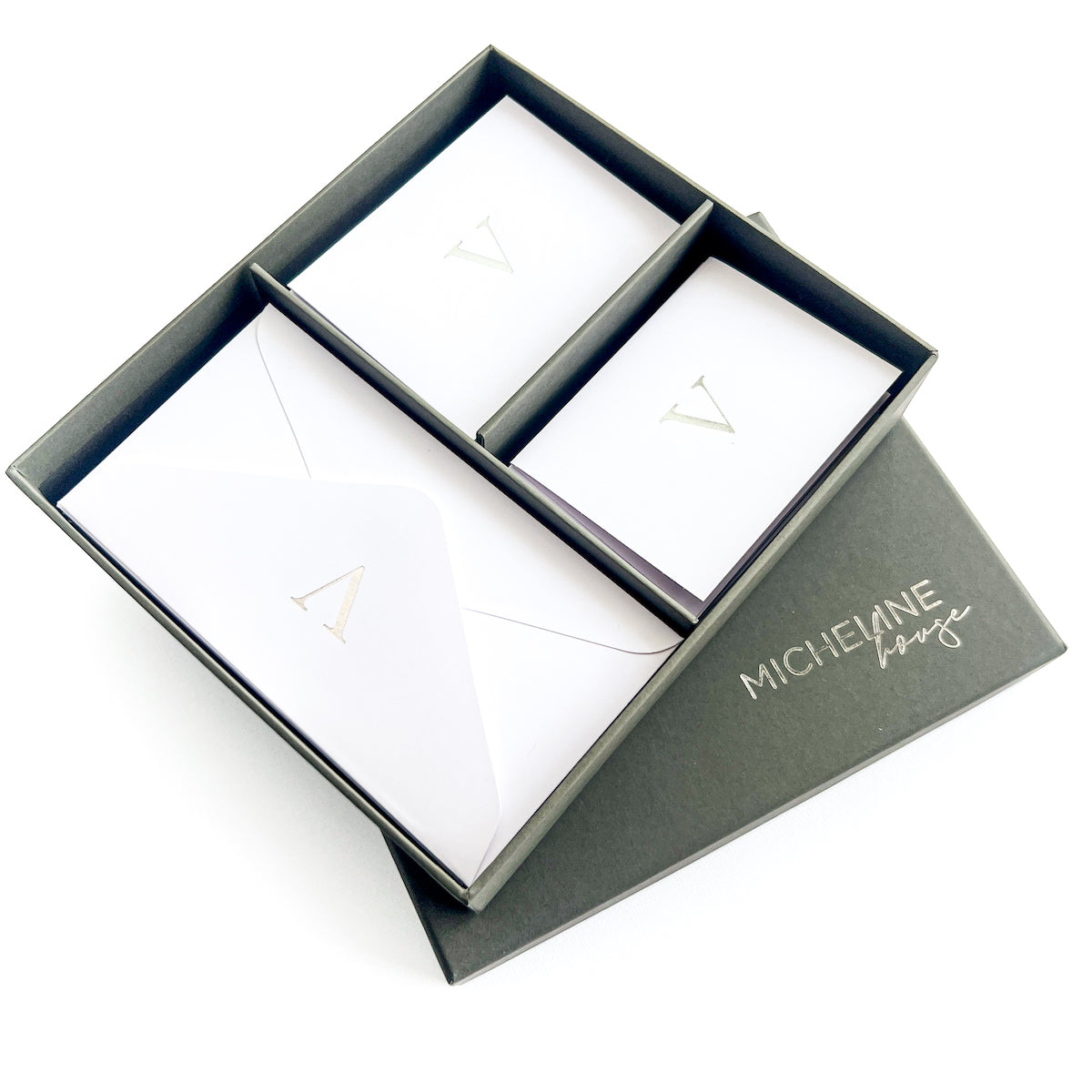 Grey Stationery Box