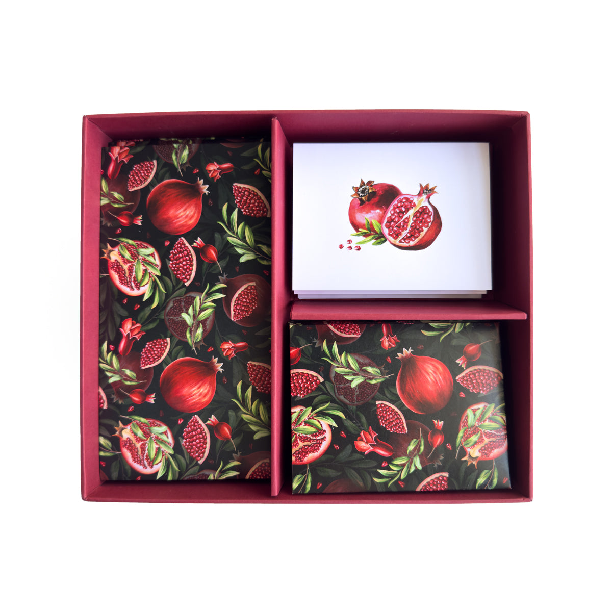 Granada Red Stationery Box