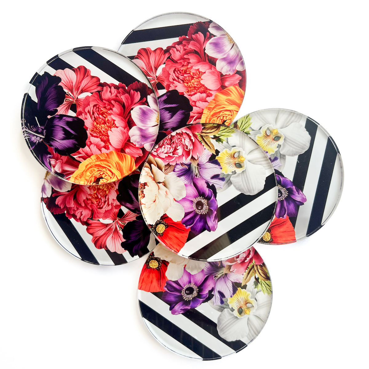 Floral Bundle Acrylic Coasters