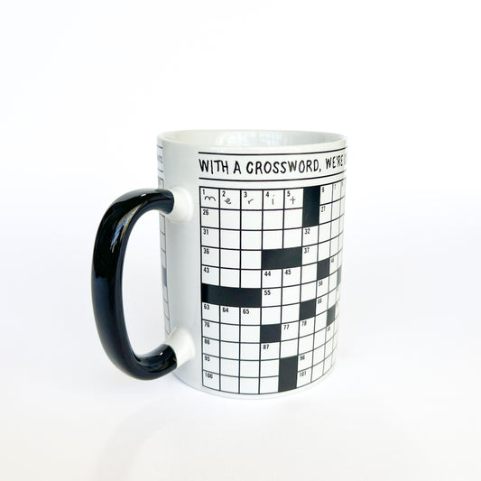 The crossword puzzle mug