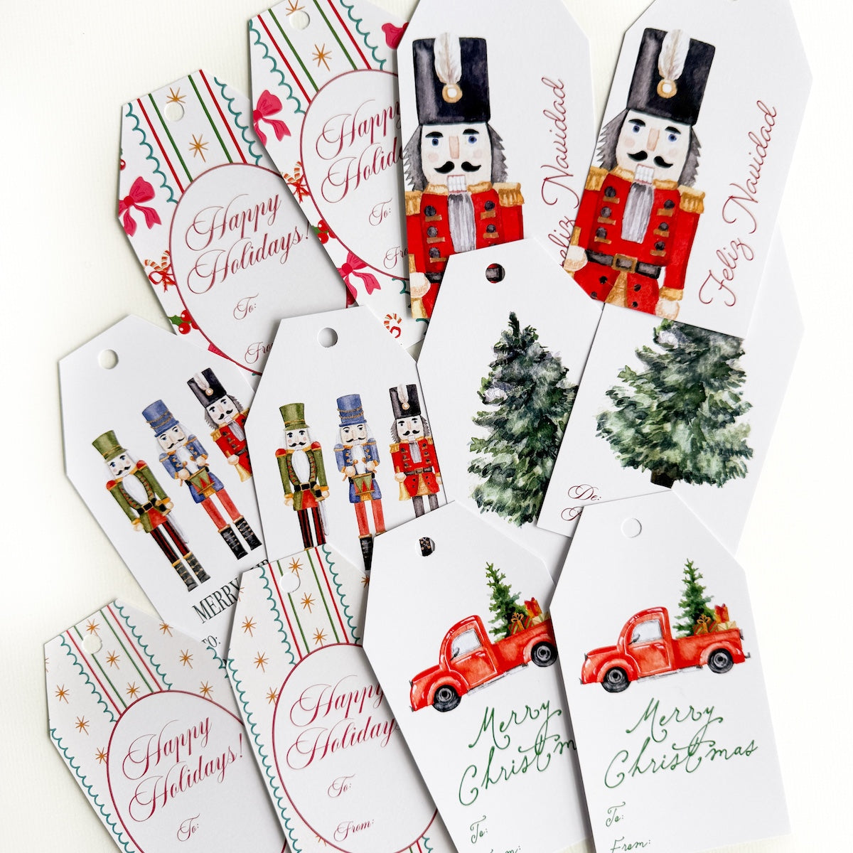 Classic Christmas Tags