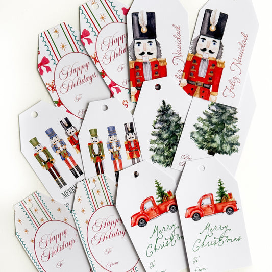 Classic Christmas Tags