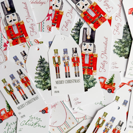 Classic Christmas Tags