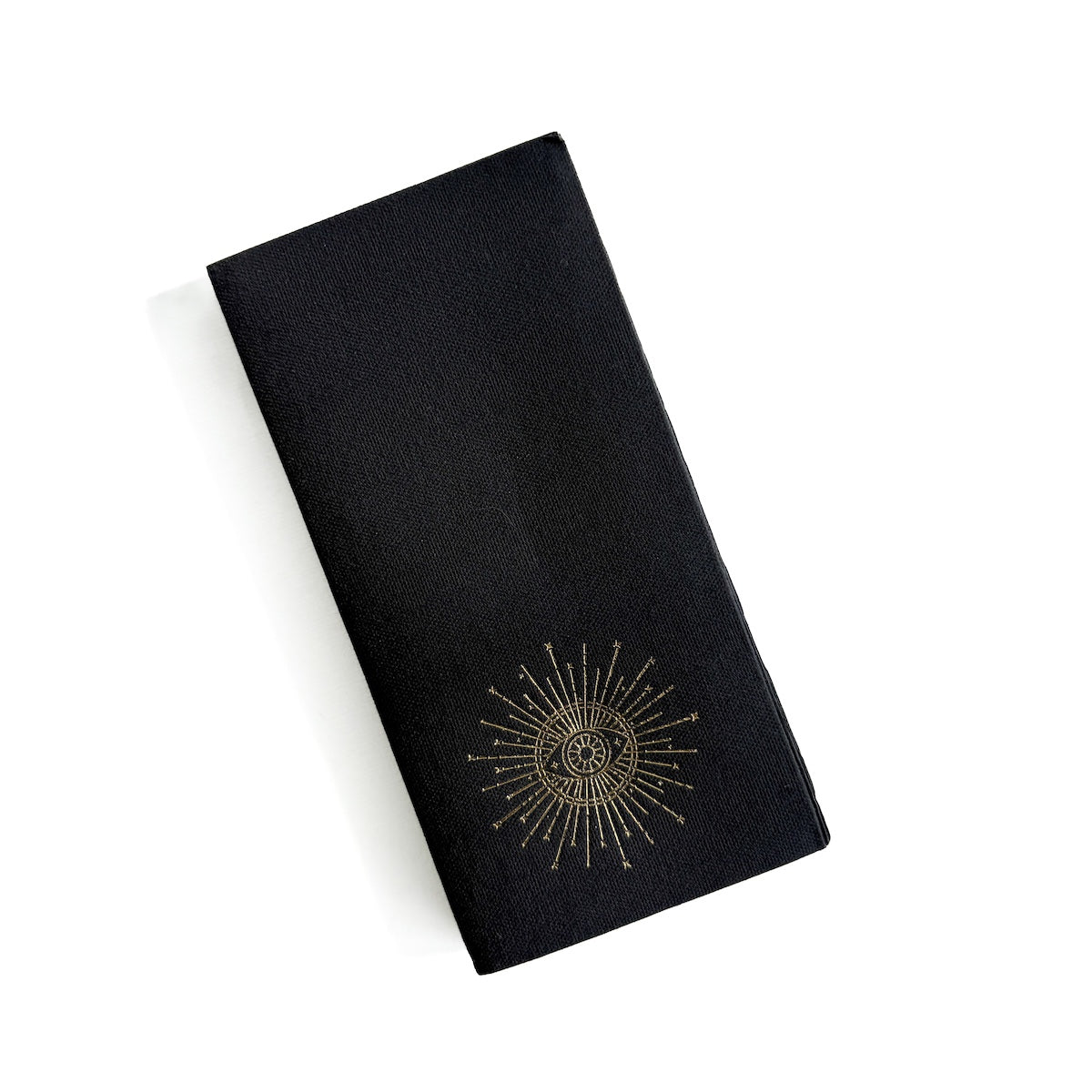 Evil Eye Guest Towel - black