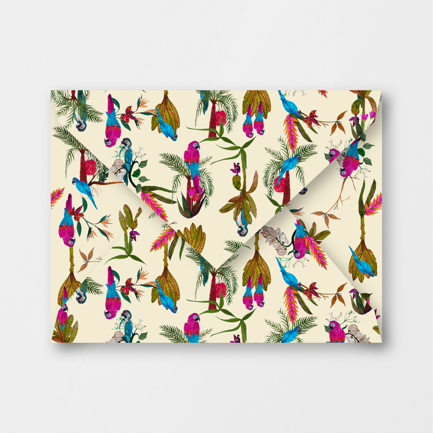 Jungle Blue Macaw Card & Envelope