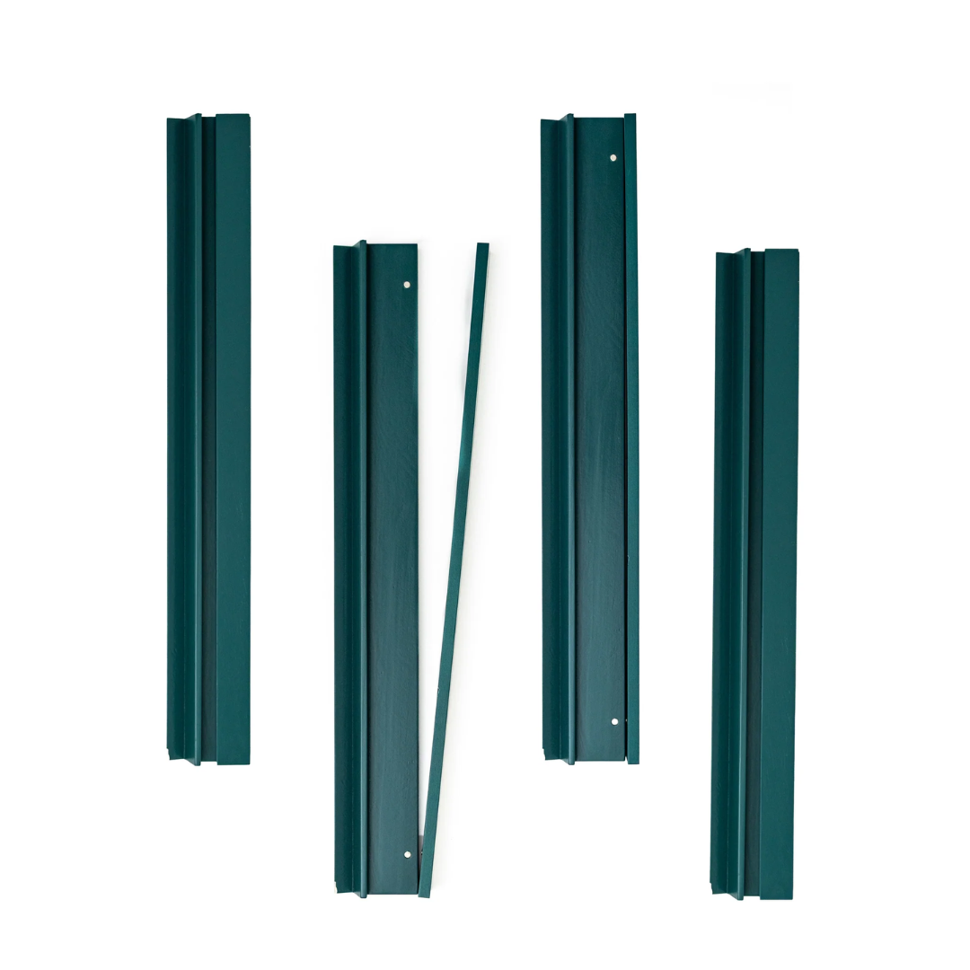 Lagoon Wooden Mahjong Rack & Pusher Set of 4