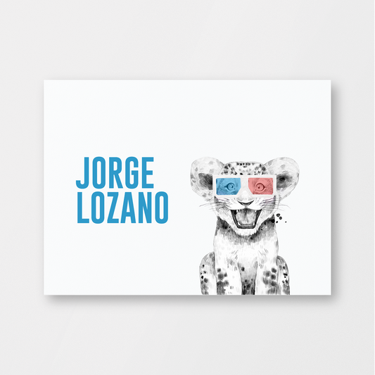 Lion 3D Glasses Card