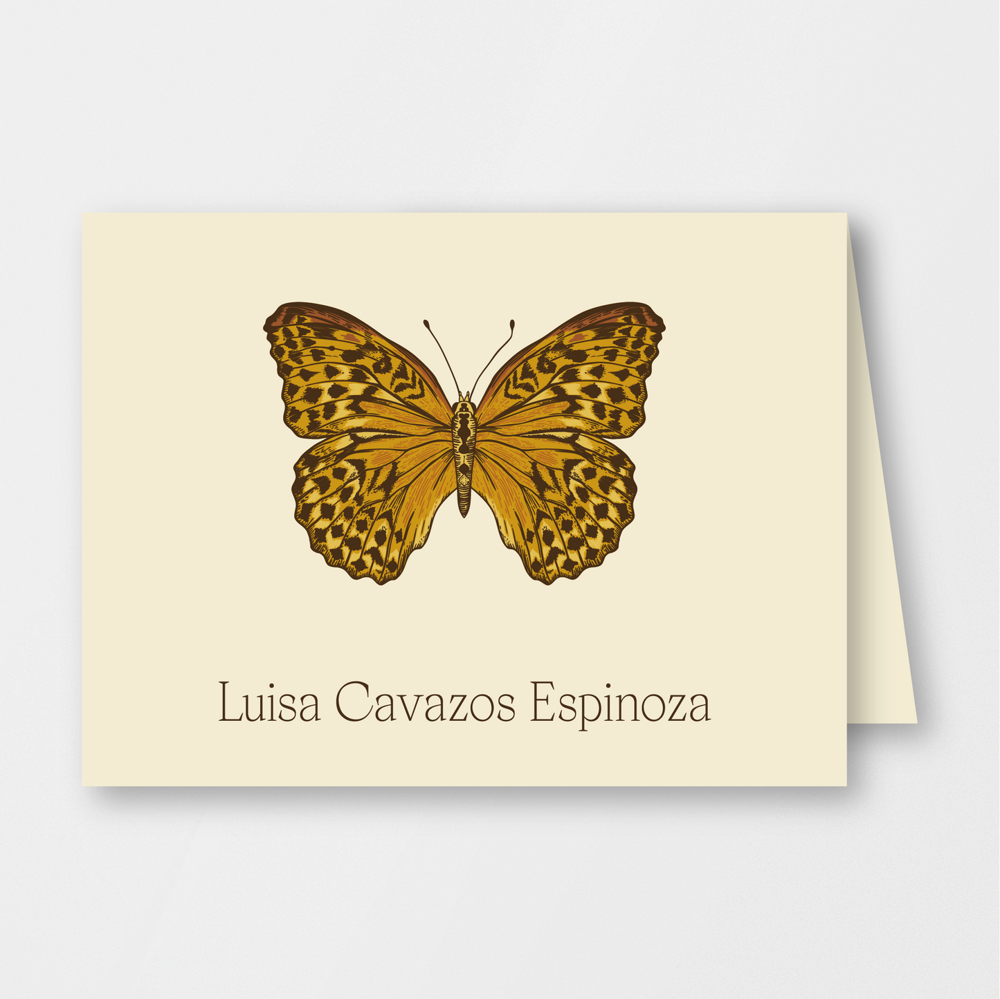 Lush Garden Butterfly Card & Envelope