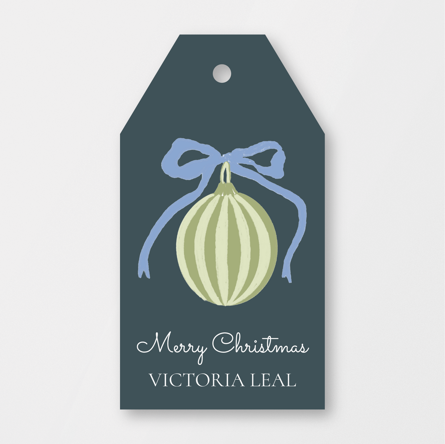 Midnight Bauble Tag