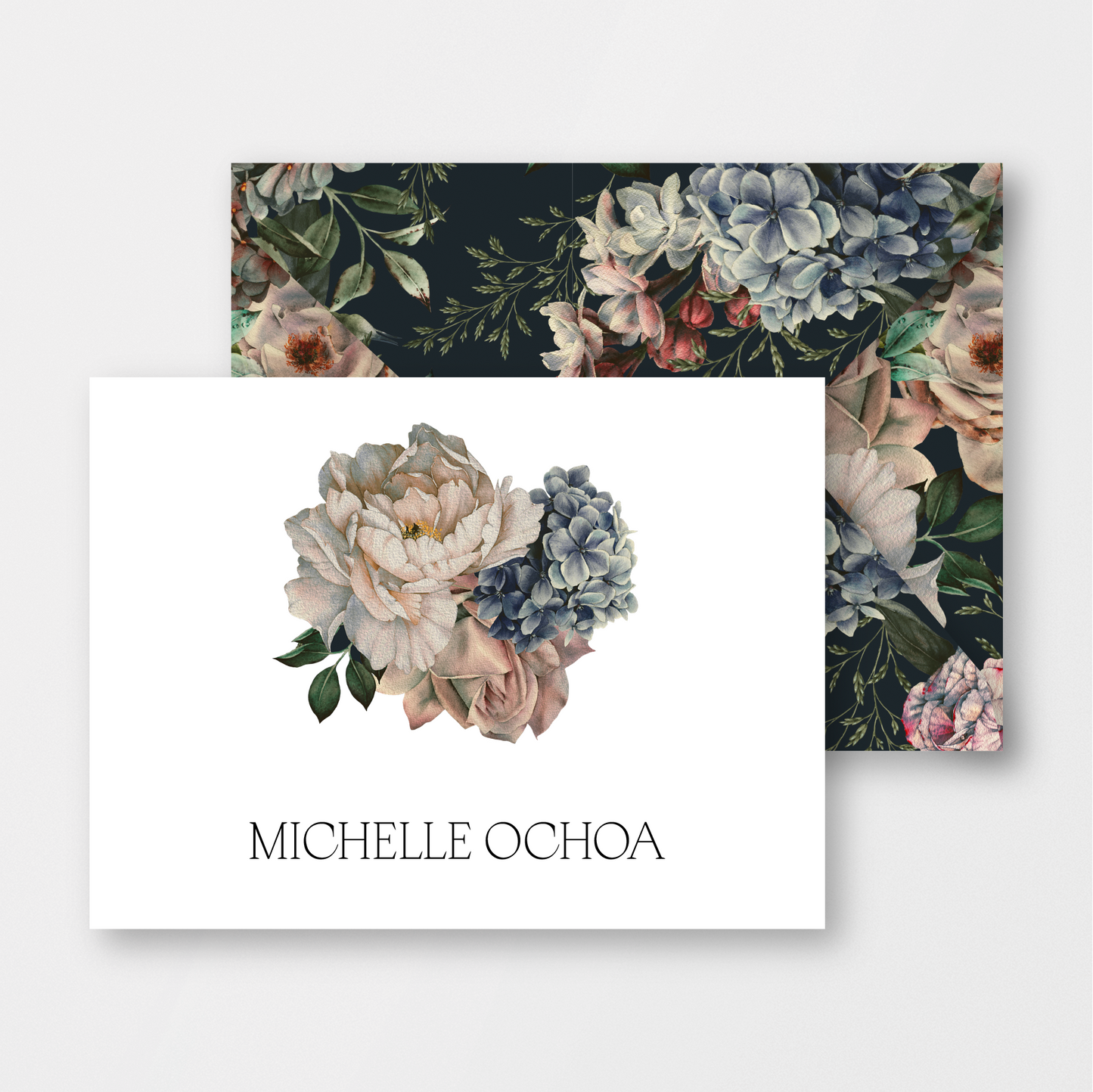 Midnight Floral Card & Envelope