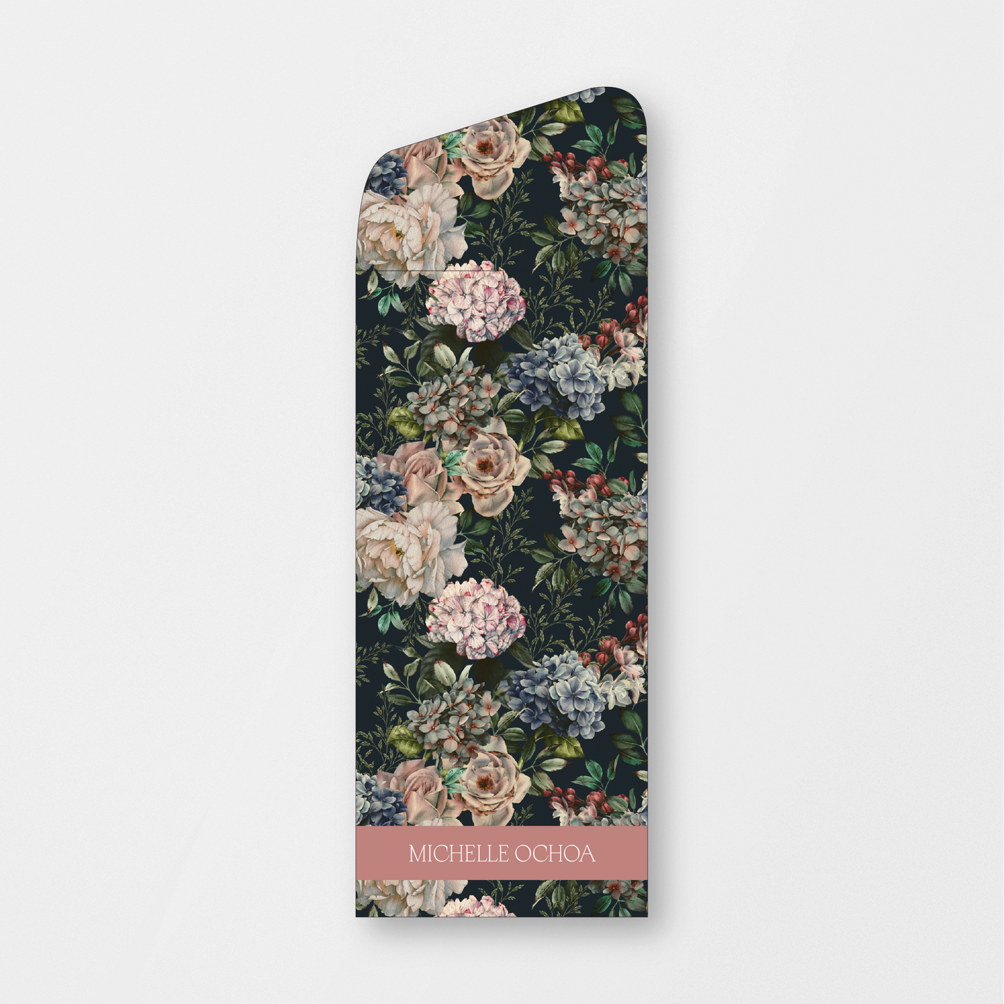 Midnight Floral Money Holder