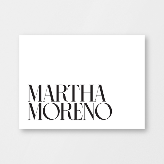 Minimalistic Cream Card