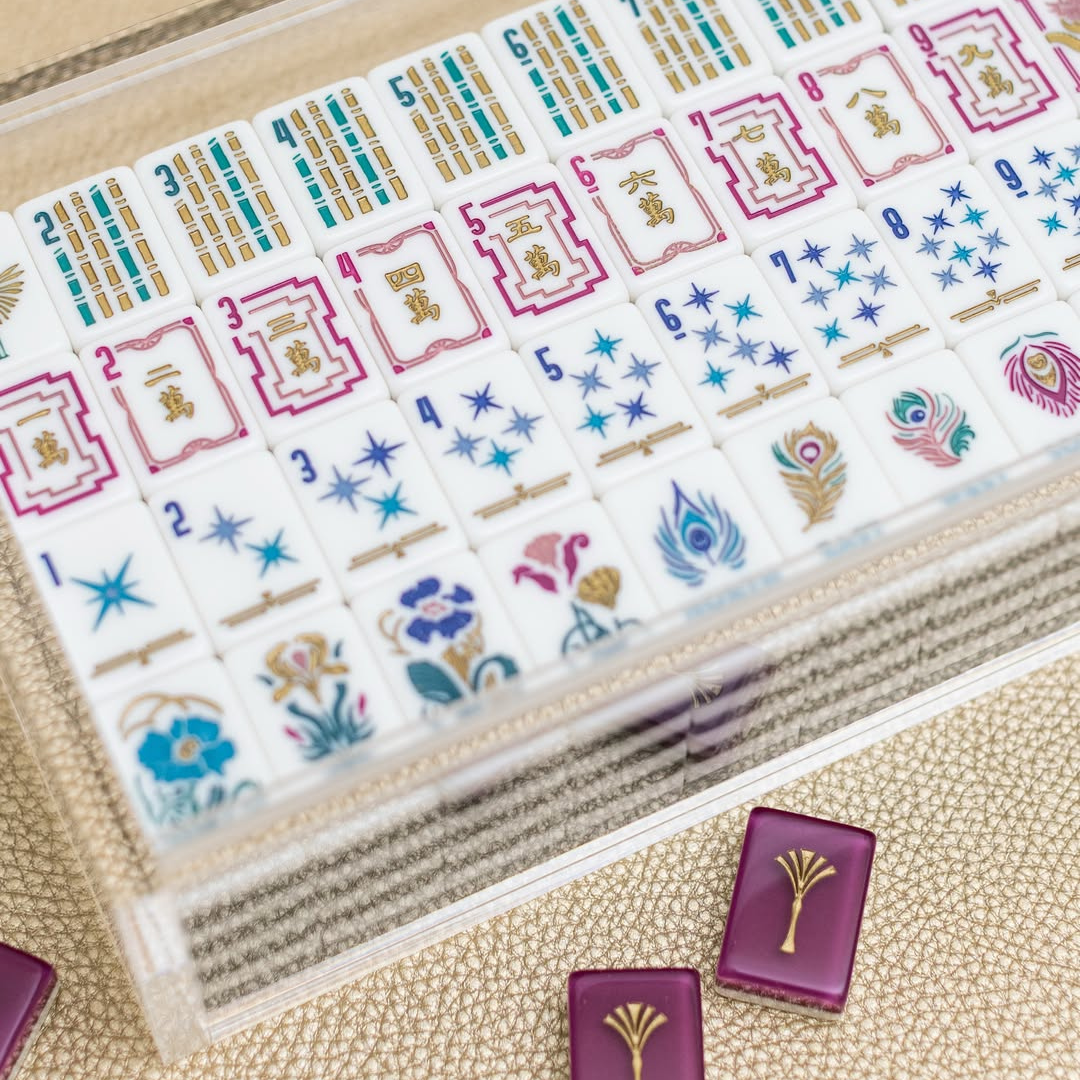 Deco Tile Set - Mulberry / Velvet Tile Bag