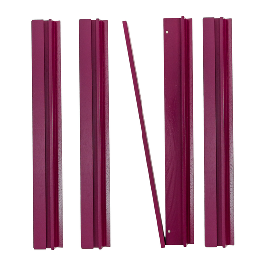 Mulberry Wooden Mahjong Rack & Pusher Set of 4