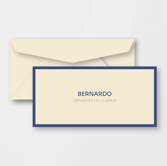 Navy Blue Frame Envelope