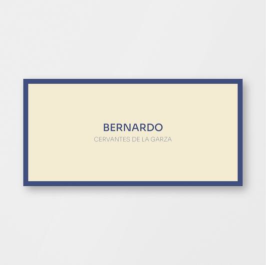 Navy Blue Frame Envelope