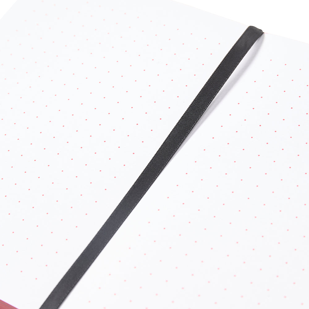 Pantone Small Notebook Dotted - Red