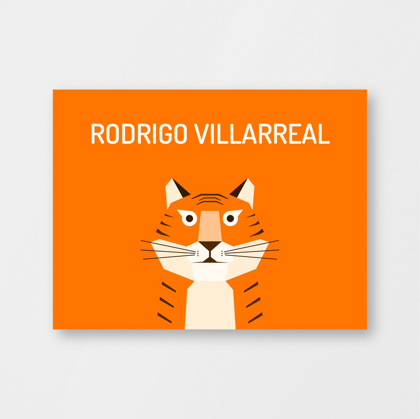 Orange Tiger Stickers