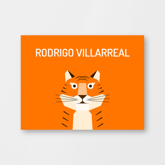 Orange Tiger Stickers