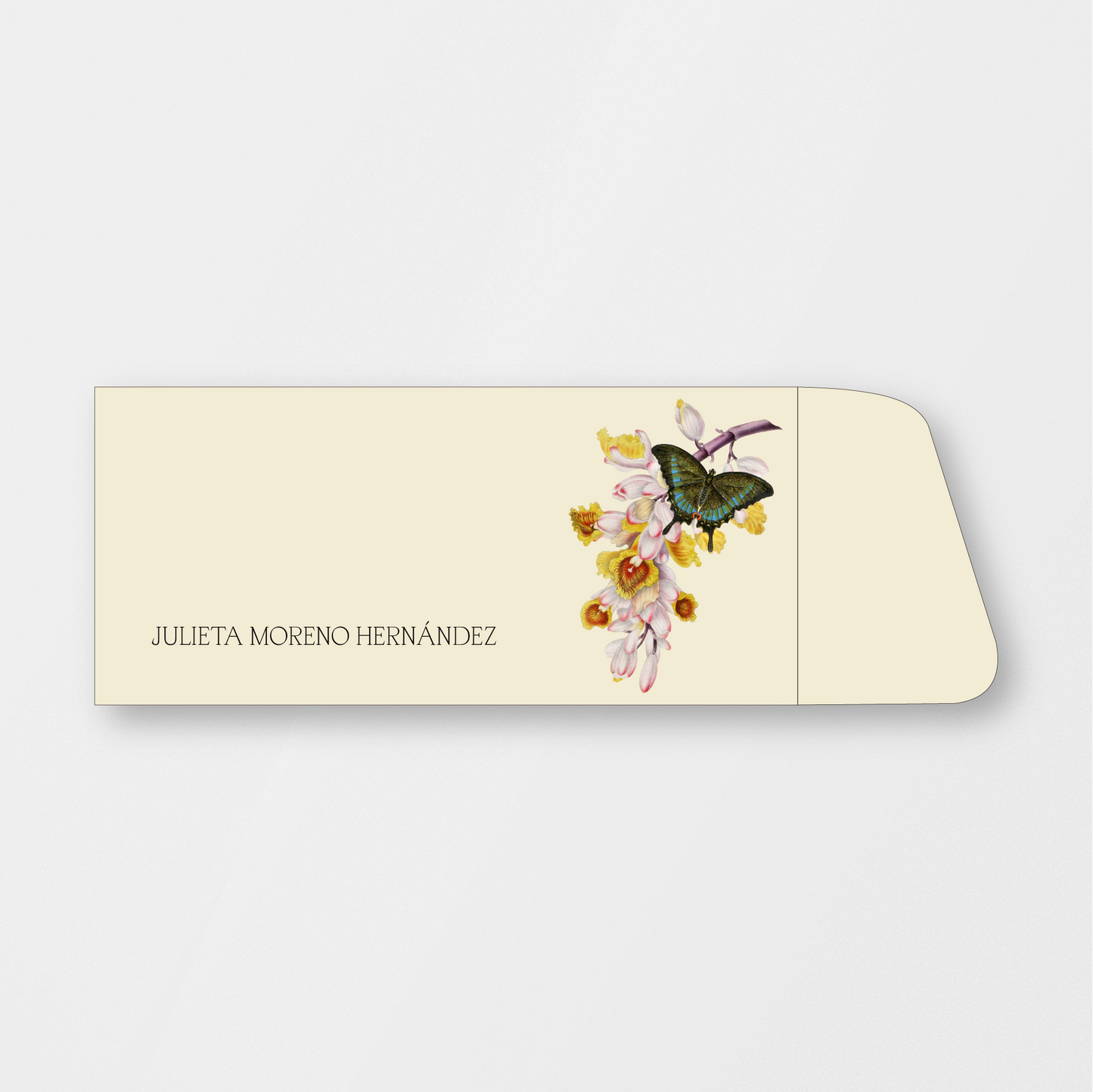Orchid Butterfly Money Holder