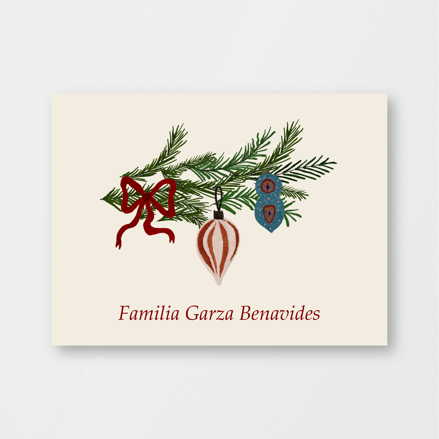 Ornamental Sprig Card